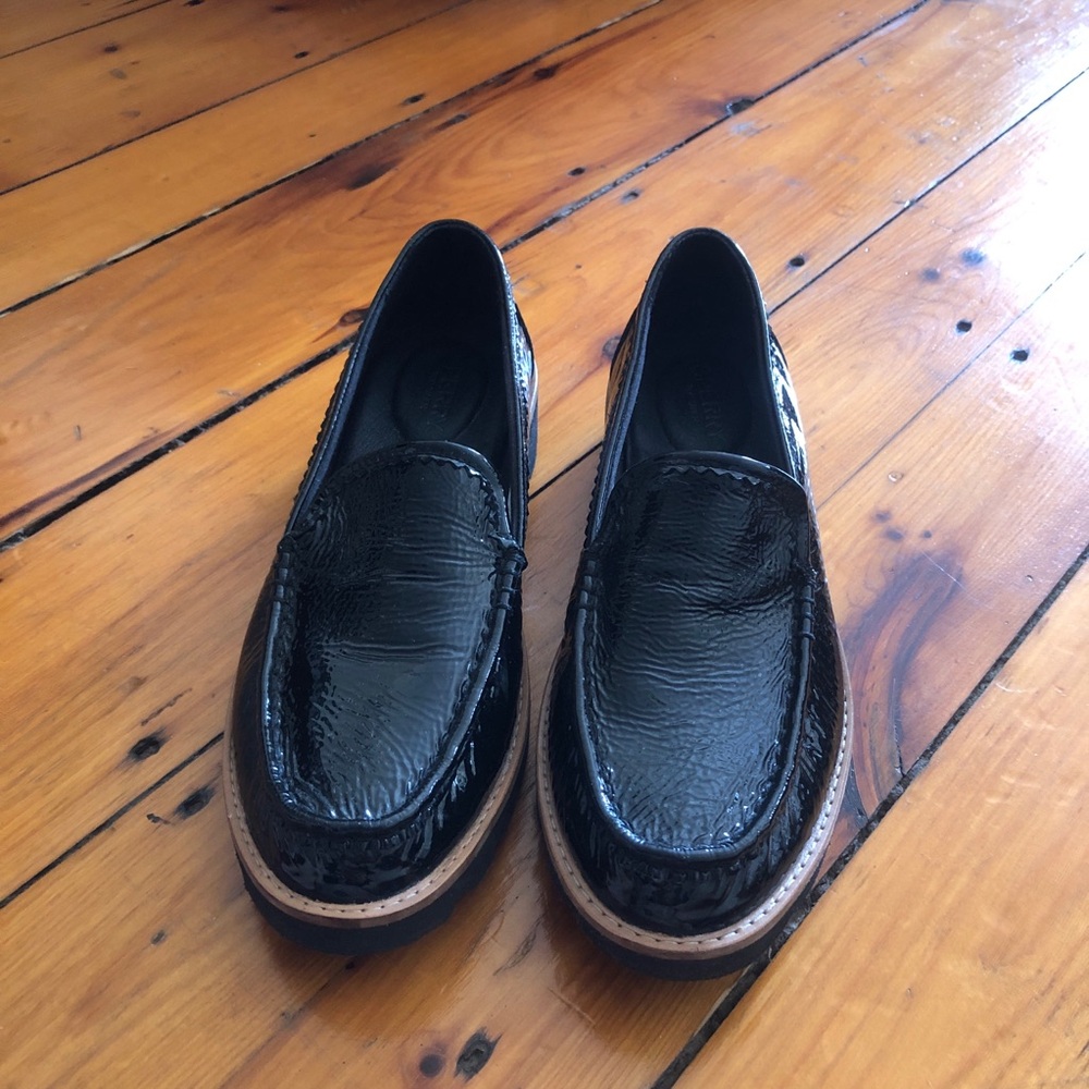 SPERRY Patent Leather Loafer, Black